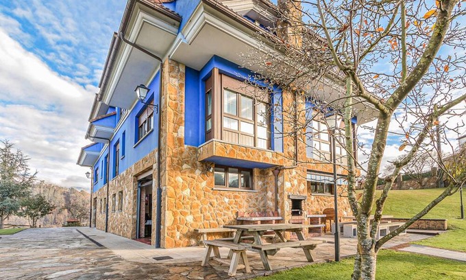 Sevares Maison | Homerez - Big house for 12 ppl. with garden, terrace and balcony at Sevares