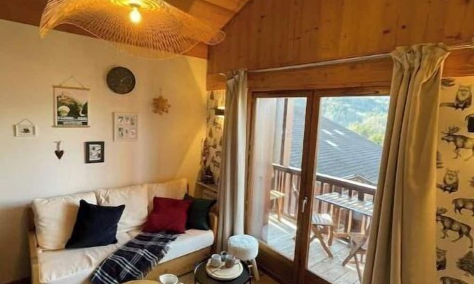 Saint-Gervais-les-Bains Appartement | Le Nid St-Gervais - Charming duplex with mountain view