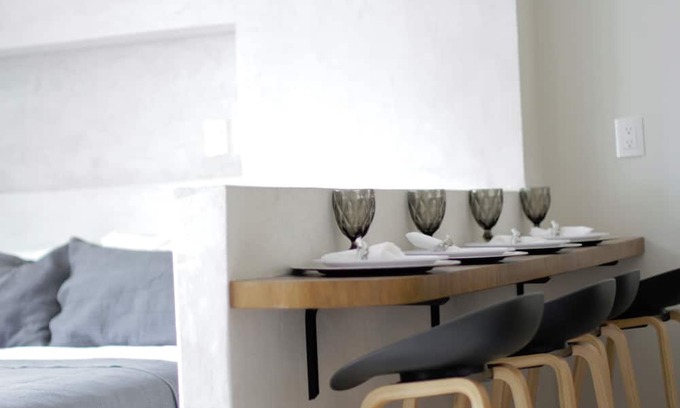Americana Appartement | Minimalist terracotta
