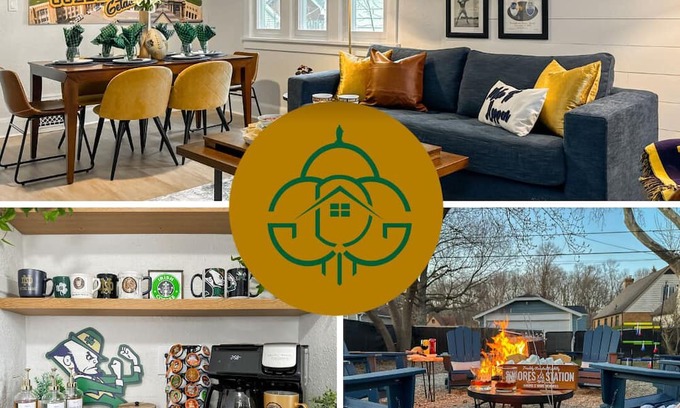 South Bend Maison | Golden Dome Getaway | Walk to ND | School Spirit!