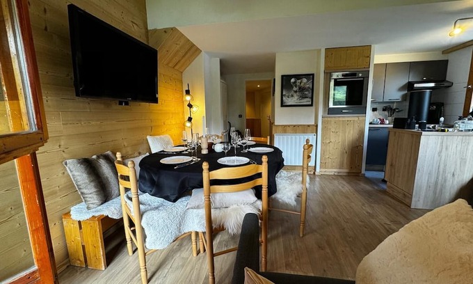 Tignes le Lac Appartement | Ski-in ski-out garage superb Duplex view 8 people bright 3 bedrooms 2 bathrooms