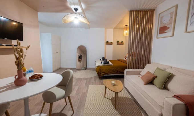 Romilly-sur-Seine Appartement | Magnificent renovated Studio downtown 3pers wifi