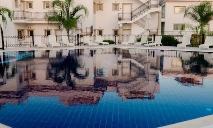 Bahceli Appartement | Quiet apartment: sea view + gym + pool + spa