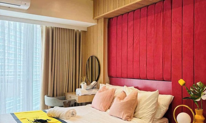 Muntinlupa Appartement | Cozy Studio Apartment with AC, WiFi in welcoming Azure Urban Resort