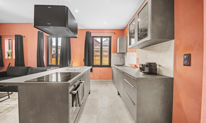 Pont-a-Mousson Maison | Fully renovated 1875 character house with private Jacuzzi and terrace.