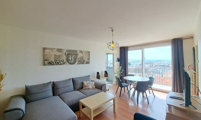 Laon Sud Appartement | Ajaccio - Balcon avec vue