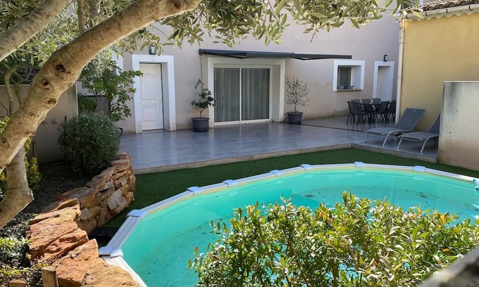 Puisserguier Maison | Maison dans le sud de la France pour 8 personnes dans un cadre calme et apaisant