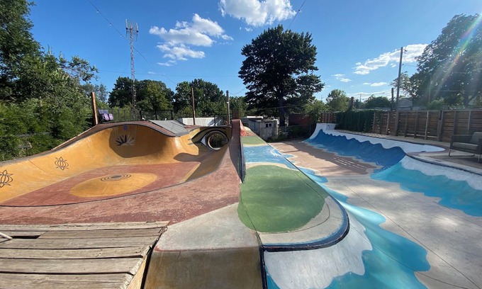 Maplewood Maison | Fiji St. Louis by Cooler BnB - a skateboard paradise