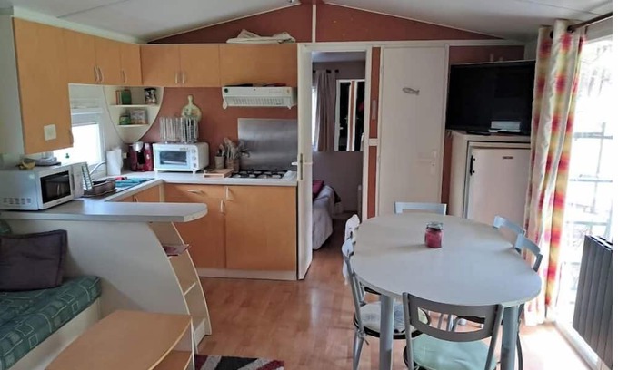 Minzac Maison | Mobile home in the heart of nature