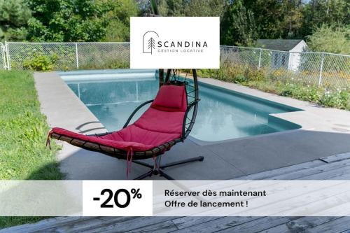 Sainte-Marcelline-de-Kildare Chalet De Ski | Piscine Lac des Français Chalet Menoua