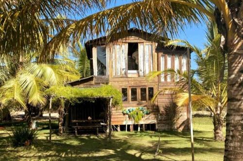 Praia do Baixio Chalet De Ski | Eco Chalé Refúgio à beira do rio